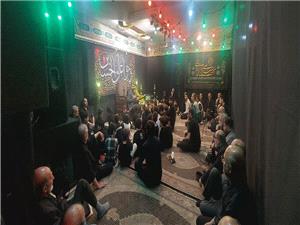 سوگواري شهادت امام جعفرصادق(ع) توسط خادمان امام رضا(ع) منطقه يک تهران