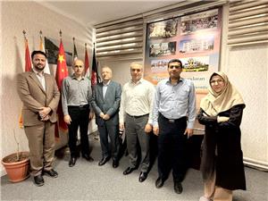 نشست مدير همکاري‌هاي علمي بين‌المللي دانشگاه مازندران با مدير حوزه بين‌الملل دانشگاه علوم پزشکي بابل