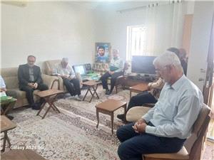 ديدارمدير کل بنياد شهيد و امور ايثارگران مازندران با والدين گرامي شهيد مدافع حرم سيد سجاد