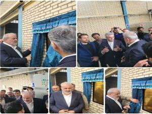 ‍آيين افتتاح و بهره‌برداري از شبکه جمع‌آوري و تصفيه‌خانه فاضلاب شهر تازه‌آباد با حضور وزير نيرو انجام شد
