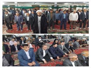 حضور سرپرست مديريت جهاد کشاورزي شهرستان بابل در نماز جمعه بابلکنار