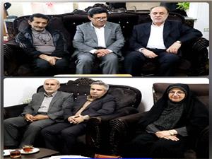 حضور نايب رئيس مجلس و مسئولان قائم‌شهر در منزل معلم مرحومه هدي مظلوم  براي اداي احترام و تسليت