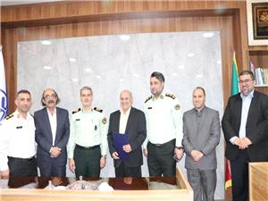نشست مشترک فرماندهي‌کل انتظامي استان مازندران با سرپرست دانشگاه مازندران