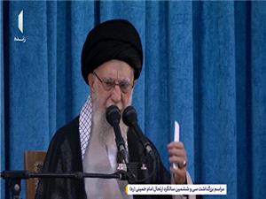 آیین سالگرد ارتحال امام خمینی (ره)؛ رهبر انقلاب: نفرت از صهیونیست ها متاثر از انقلاب است