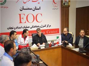 استقرار 69 مرکز عملياتي هلال احمر در محورهاي مواصلاتي استان سمنان