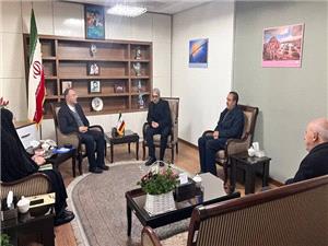 ديدار مديرکل غله و خدمات بازرگاني آذربايجان‌غربي با فرماندار اروميه