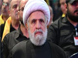 دبیرکل حزب‌الله لبنان سخنرانی می‌کند