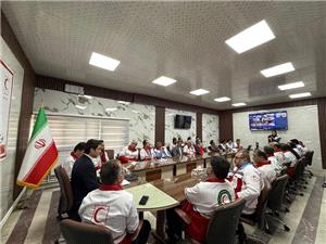 حضور استاندار کردستان در ويدئو کنفرانس جمعيت هلال احمر