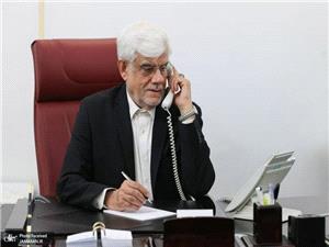 تماس تلفني معاون اول رئيس جمهور با استاندار کرمان