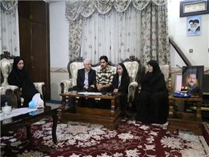 ديدار استاندار با خانواده خادم فداکار زائران اربعين حسيني