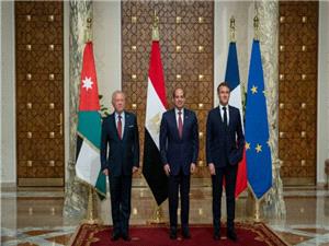 تاکید سران اردن، مصر و فرانسه بر لزوم توقف هرچه‌ سریع‌تر جنگ غزه