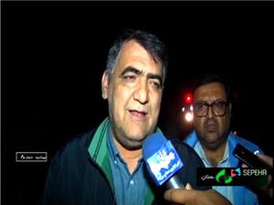 سرپرست معاونت هماهنگي امور عمراني استانداري در محل مهماندويه دامغان