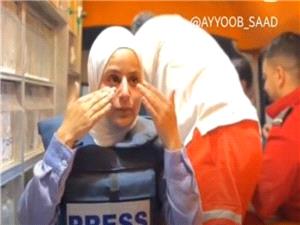 حمله رژيم صهيونيستي به خبرنگار العالم در نابلس