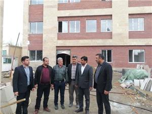 بازديد فرماندار چهاربرج از مراحل پاياني ساخت مجتمع اداري شهرستان