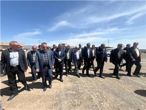 بازديد استاندار خراسان رضوي از مجموعه تصفيه‌خانه فاضلاب توحيد شهر سبزوار
