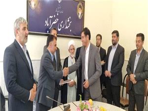 مراسم تکريم و معارفه بخشدار خضرآباد برگزار شد