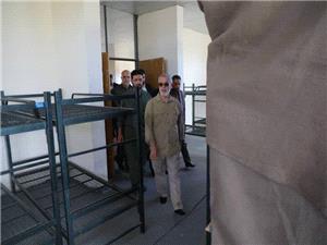 بازديد معاون امنيتي وزير کشور از اردوگاه اسکان زائران اربعين در حميديه