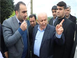 بازديد استاندار مازندران از پل در حال توسعه نکاچوب