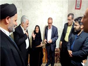 ديدار استاندار از خانواده معزز شهيد «عليرضا معصومي ديزگاني»