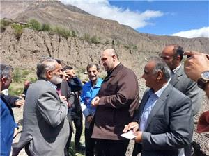 بازديد سوادکوهي همراه با مديرکل مديريت بحران از روستاهاي شهرستان آمل