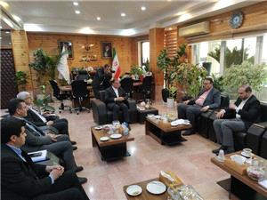 ديدار معاون صنايع عمومي وزارت صنعت، معدن و تجارت با استاندار گلستان