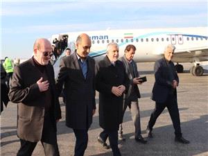 وزير ميراث‌ فرهنگي، گردشگري و صنايع دستي وارد گيلان شد