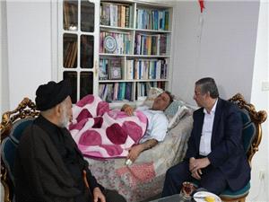 عيادت استاندار لرستان از دکتر رضا سپهوند