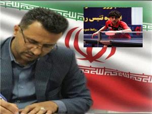 راهيابي به تيم ملي تنيس روي ميز براي گراش غرور آفرين و اميدآفرين است
