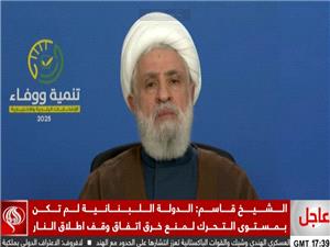 دبیرکل حزب الله: حمله اسراییل به ضاحیه با مجوز آمریکا بود/ از ایران و رهبر معظم انقلاب تشکر می‌کنیم