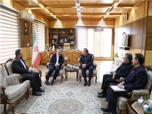 ديدار معاون سازمان پدافند غيرعامل کشور با استاندار قزوين
