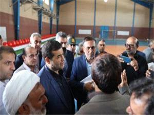 بازديد وزير ورزش و جوانان از مجموعه ورزشي شهيد تفضلي قلعه گنج