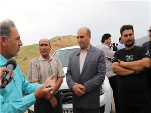 بازديد فرماندار خرم‌آباد از جاده ازنا- سپيددشت