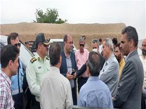 بازديد ميداني فرماندار نيشابور از روستاي ميرآباد