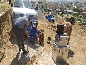 آزمايش دانهول (لرزه‌نگاري زمين) براي فرهنگ‌سراي آصفيه فرخ‌شهر انجام شد