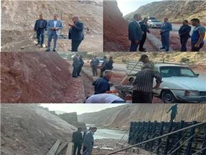 بازديد ميداني فرماندار پلدختر از پروژه هاي اولويت دار و محرک توسعه راهداري