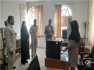 بازديد سرزده سرپرست فرمانداري پلدختر از اداره منابع طبيعي شهرستان