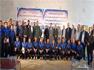 تجليل از کارگران کارخانه آرد باروق