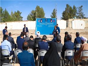 کلنگ‌زني آموزشگاه شهيد رجايي شهرستان مروست با حضور استاندار يزد