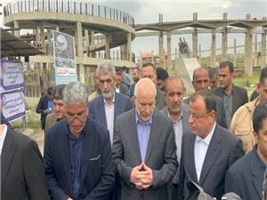 بازديد رييس مجلس از ورزشگاهي که مطالبه مردم گلستان است
