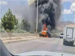 حمله پهپادي جديد رژيم صهيونيستي به يک خودرو در لبنان