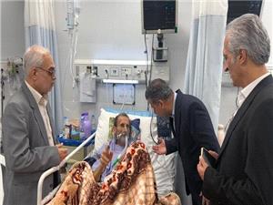 ?? عيادت از جانباز سرافراز اسلام‌ حسين حيدري در بيمارستان صياد شيرازي گرگان