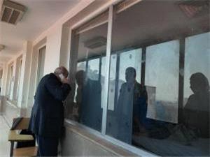 عيادت معاون توسعه مديريت و منابع از جاسم دلاوري