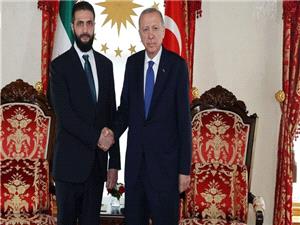 جولانی با رجب طیب اردوغان دیدار کرد