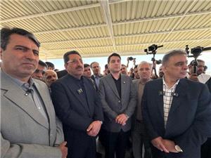بازديد وزير صمت از آخرين حلقه زنجيره فولاد کردستان