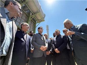 بازديد از کارخانه توليد گندله سازي بيجار با 70 ميليون دلار سرماي? گذاري
