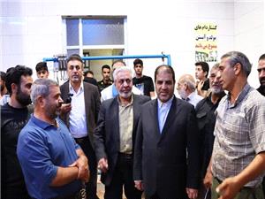 بازديد سرزده معاون استاندار يزد از کشتارگاه‌هاي بهاباد در صبح عيد قربان
