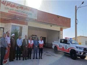تجهيز پايگاه امداد و نجات گدار کبک با خودروي امدادي جديد