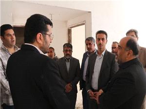 بازديد معاون عمراني استاندار يزد از پروژه 120 واحدي فرهنگيان