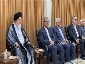 ديدارهاي عيدانه استاندار خراسان رضوي با علما و مراجع شهر مشهد