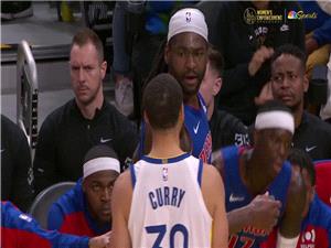Steph, Stewart both T`d up for altercation in Warriors-Pistons game